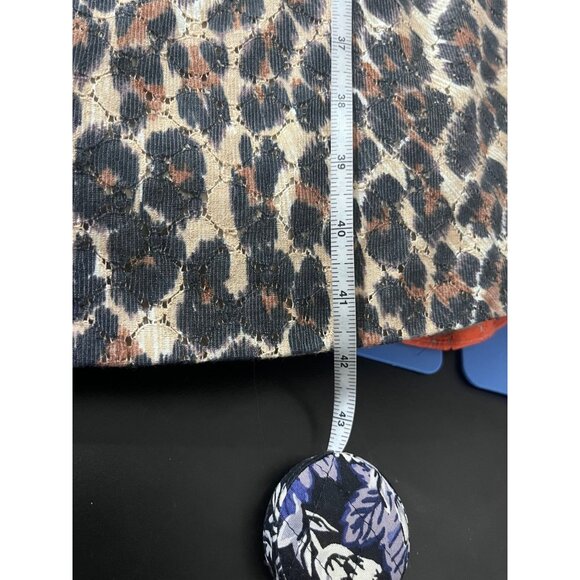 TRACY REESE Dress New Asymmetric Frock Cheetah Stripe Fit n Flare Mixed Print 10 - Picture 14 of 15